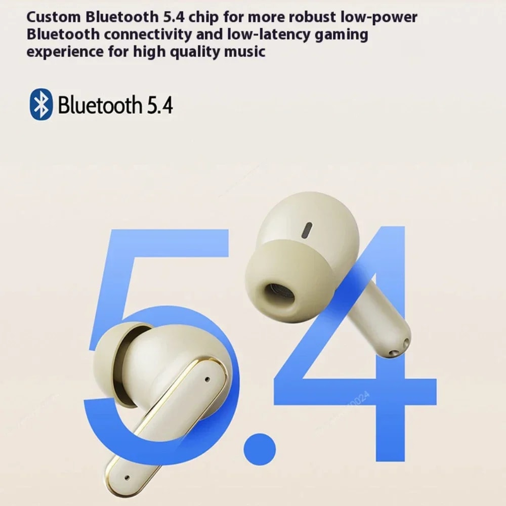 LeatherTouch Wireless Bluetooth Earbuds with Noise Cancellation & Long Battery Life