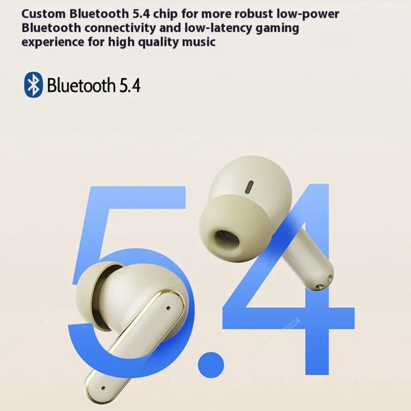 LeatherTouch Wireless Bluetooth Earbuds with Noise Cancellation & Long Battery Life