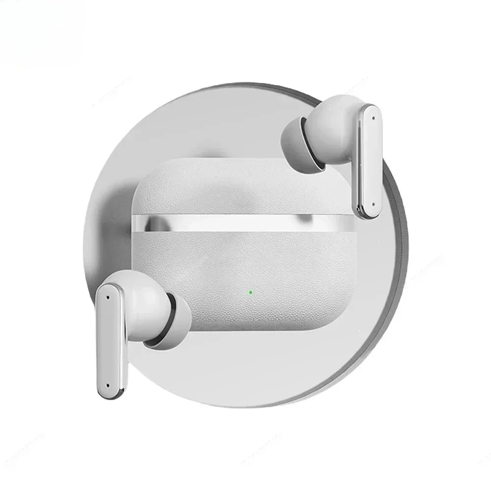 LeatherTouch Wireless Bluetooth Earbuds with Noise Cancellation & Long Battery Life