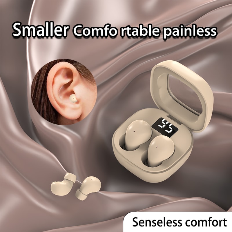 Mini Invisible Sleep Earbuds Wireless Bluetooth Noise Cancelling Headset