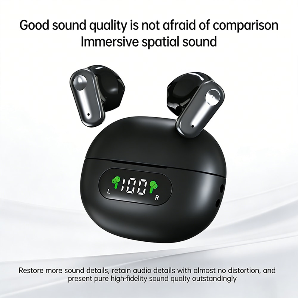 TWS Wireless Gaming Earbuds With Mic Noise Cancelling Bluetooth Headphones 1