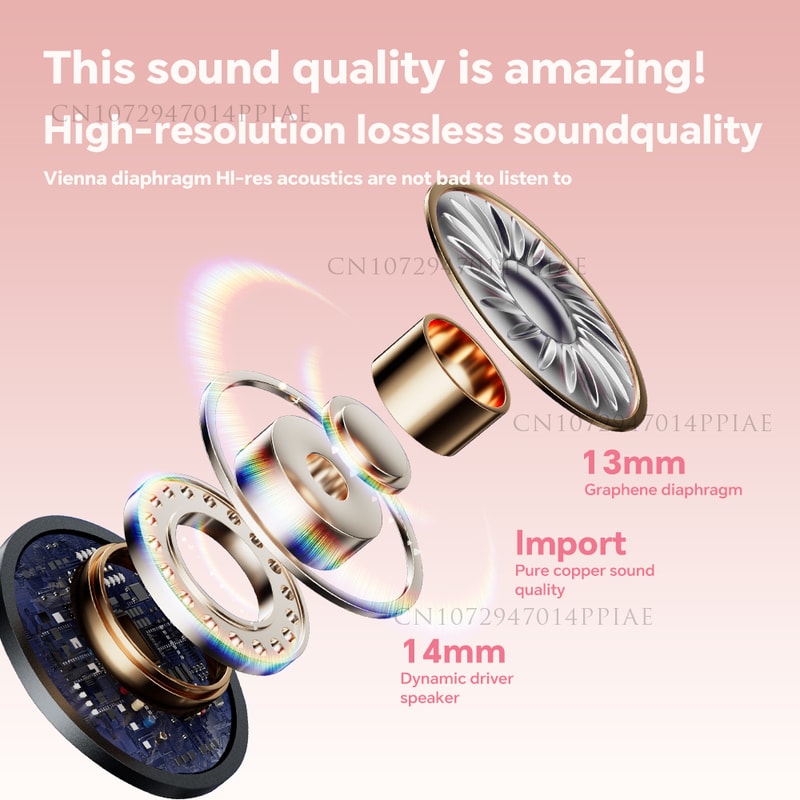 Wireless Bluetooth Earbuds TWS Noise Cancelling Sports Earphones With Long Battery Life 3