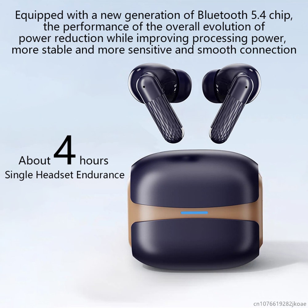 Wireless Earbuds Bluetooth Earphones HiFi Stereo Sports Headset With Noise Reduction Mic 3