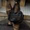 Vintage Black Shoulder Bag Chic Harajuku Crossbody Purse For Women 1