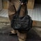 Vintage Black Shoulder Bag Chic Harajuku Crossbody Purse For Women 1