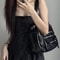 Vintage Black Shoulder Bag Chic Harajuku Crossbody Purse For Women 2