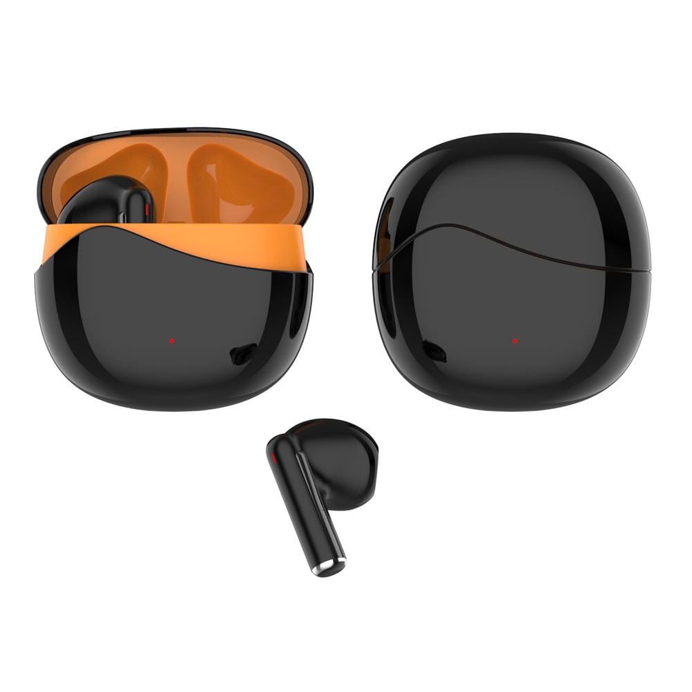 ColorBlock Mini Bluetooth Earbuds With HD Stereo Smart Touch Charging Case 1