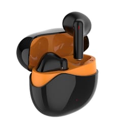 colorblock mini bluetooth earbuds with hd stereo & smart touch charging case