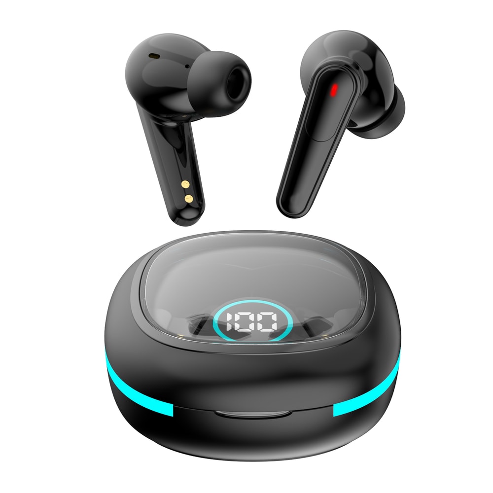 Deep Bass Wireless Earbuds With Noise Cancelling Mic Touch Control 0