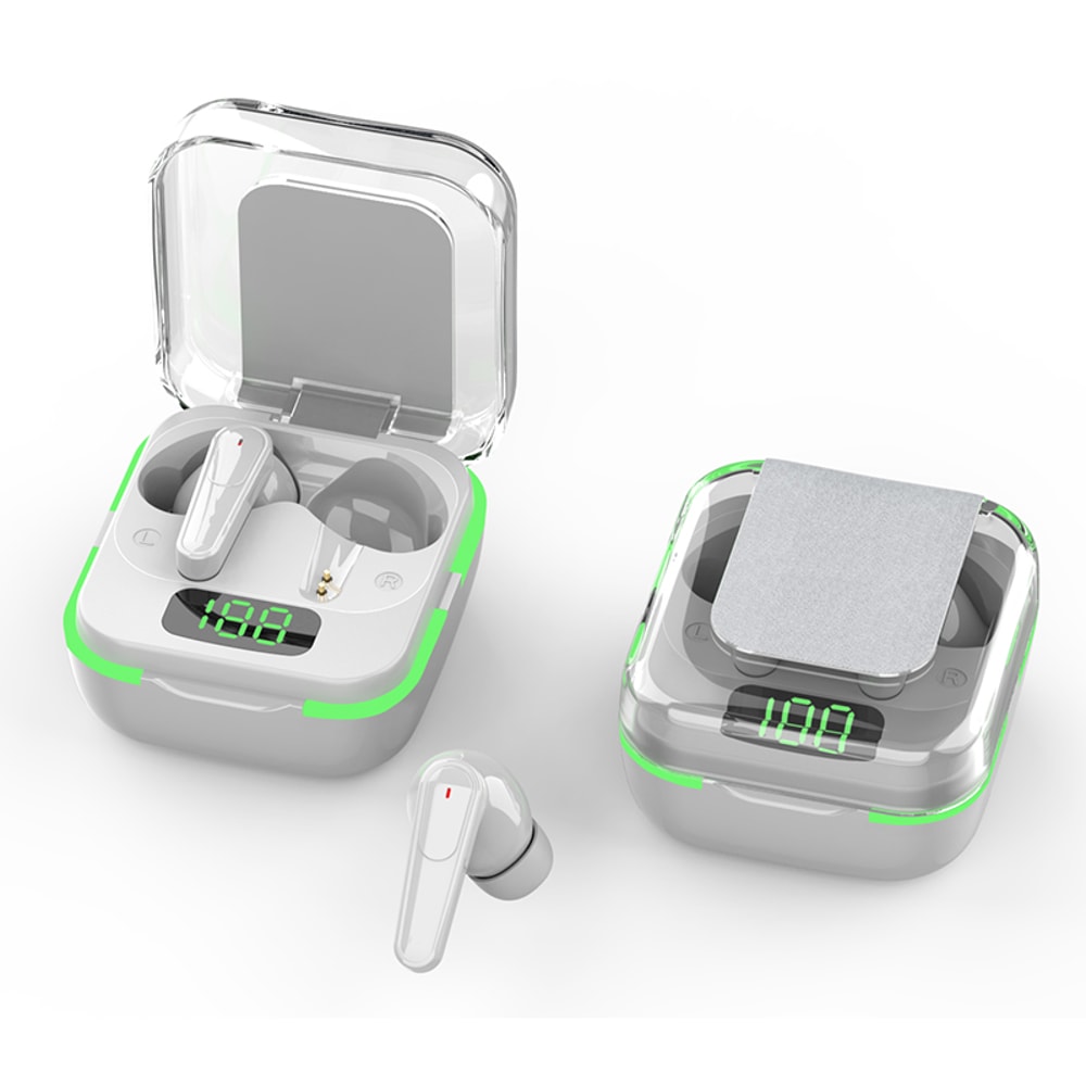 Ultra-Light TWS Wireless Earbuds with ENC Noise Cancelling & Long Battery Life