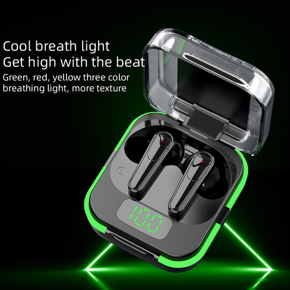 Ultra-Light TWS Wireless Earbuds with ENC Noise Cancelling & Long Battery Life