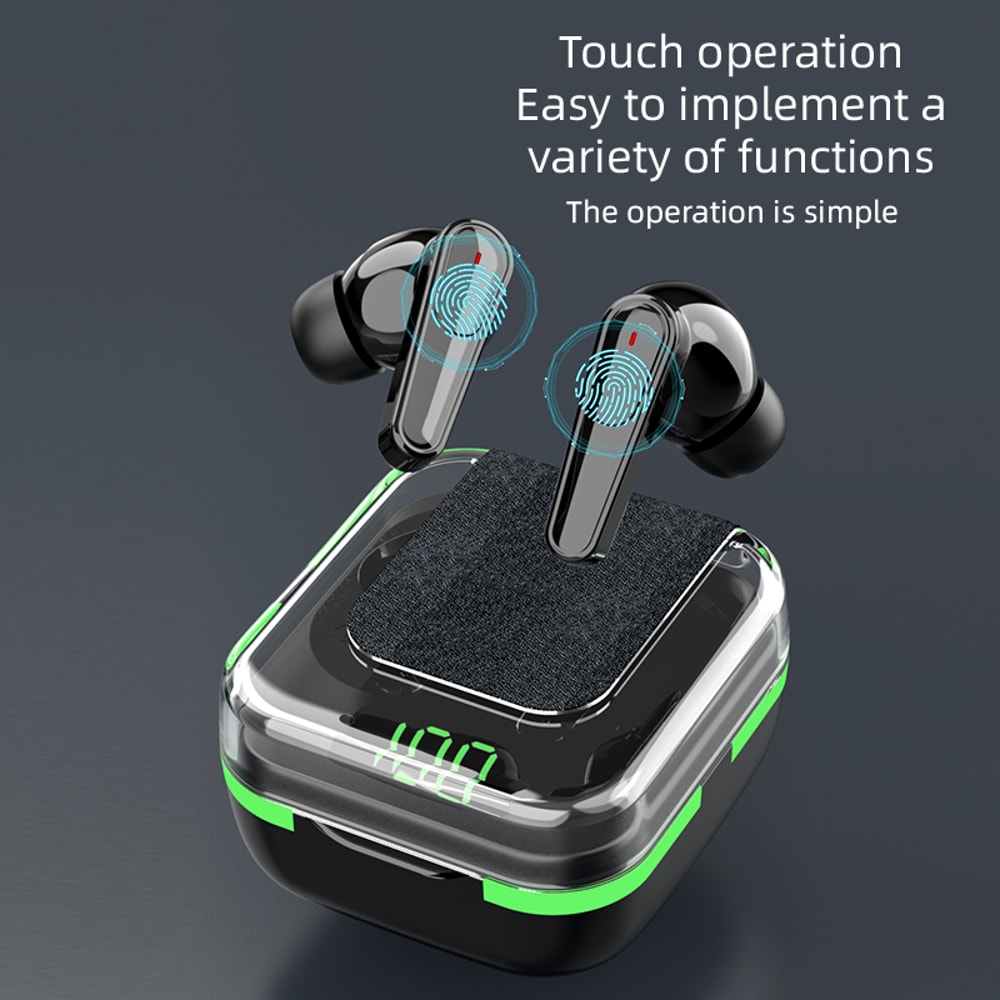 Ultra-Light TWS Wireless Earbuds with ENC Noise Cancelling & Long Battery Life