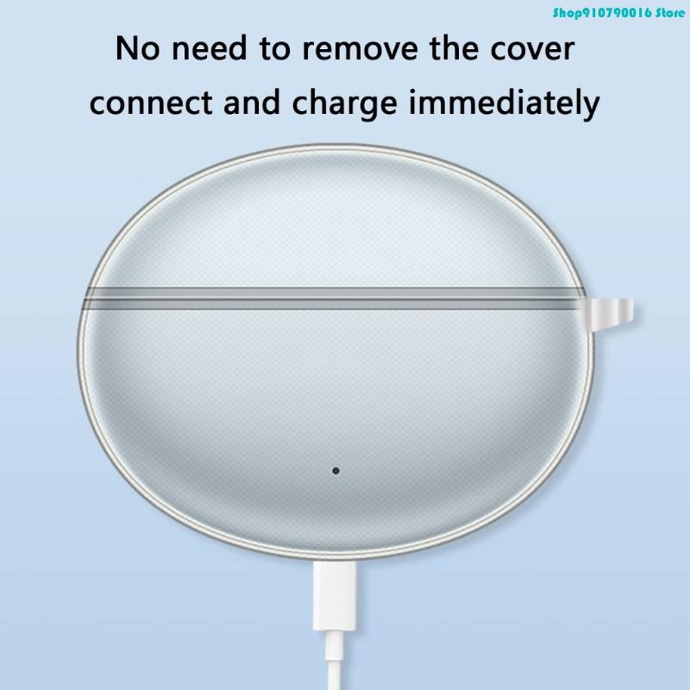 Clear TPU Protective Case For OnePlus Buds Shockproof Cover Dustproof Scratch Resistant Sleeve 4