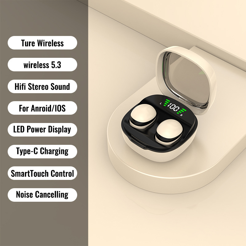 Invisible Wireless Sleep Earbuds With HD Bass Sound And Ultra Mini Bluetooth Design 5