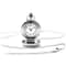 Vintage Lotus Blue Flower Pocket Watch Necklace For Women And Men Quartz Antique Silver Timepiece 0
