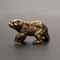 Vintage Brass Bear Figurine Mini Statue For Desk Decor And Tea Table Ornament 0
