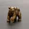 Vintage Brass Bear Figurine Mini Statue For Desk Decor And Tea Table Ornament 2
