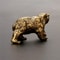 Vintage Brass Bear Figurine Mini Statue For Desk Decor And Tea Table Ornament 3