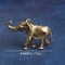 Antique Brass Elephant Figurine Decor Vintage Collectible Statue For Home Office 4