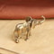 Antique Brass Elephant Figurine Decor Vintage Collectible Statue For Home Office 5