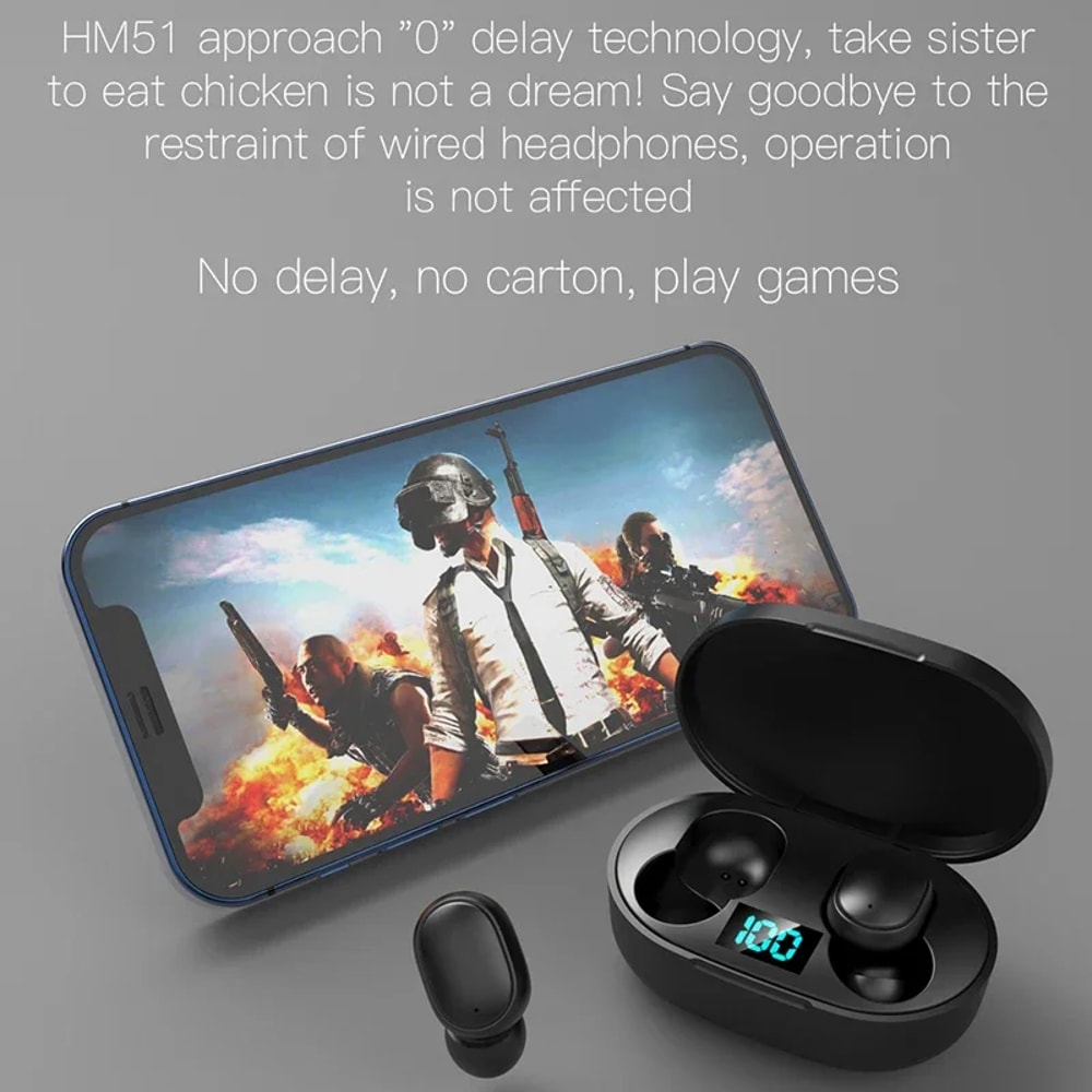 Wireless Earbuds Bluetooth Gaming Headset With Noise Cancelling And TWS Sports Fit 2