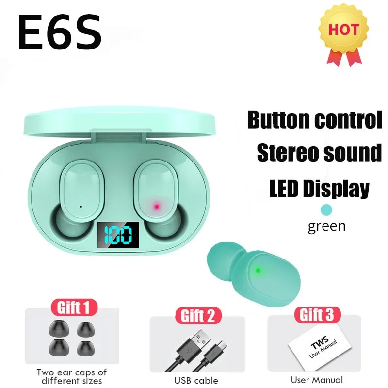 Wireless Earbuds Bluetooth Gaming Headset With Noise Cancelling And TWS Sports Fit 5