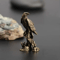 Handcrafted Bronze Eagle Sculpture Miniature Bird Statue For Elegant Home Decor 1
