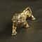 Vintage Copper Lion King Figurine Small Brass Mountain Lion Statue Decor 3