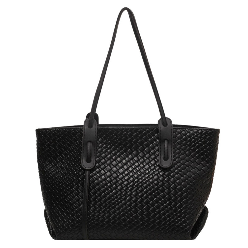 Retro Knitted Tote Bag for Women Lightweight woven tote bag for Everyday Style