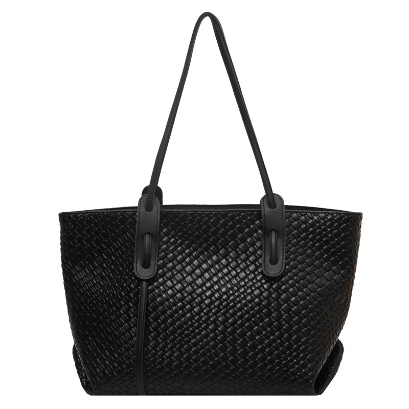 Retro Knitted Tote Bag for Women Lightweight woven tote bag for Everyday Style