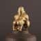 Bronze Gorilla Statue Decor Mini Desk Ornament for Office and Home