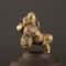 Bronze Gorilla Statue Decor Mini Desk Ornament for Office and Home