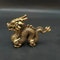 Vintage Brass Dragon Statue For Feng Shui Luck And Power Decor 0