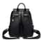 Elegant PU Leather Women Backpack Stylish Travel School Shoulder Bag 1