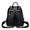 Elegant PU Leather Women Backpack Stylish Travel School Shoulder Bag 1