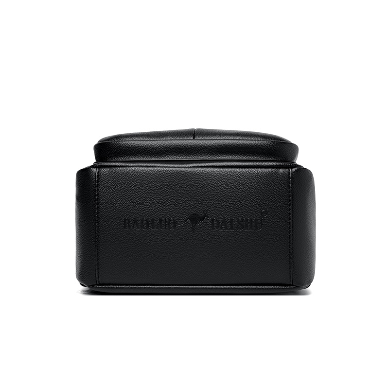 Elegant PU Leather Women Backpack Stylish Travel School Shoulder Bag 3