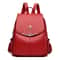 Elegant PU Leather Women Backpack Stylish Travel School Shoulder Bag 4
