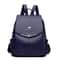 Elegant PU Leather Women Backpack Stylish Travel School Shoulder Bag 5