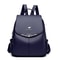 Elegant PU Leather Women Backpack Stylish Travel School Shoulder Bag 5