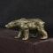 Vintage Copper Polar Bear Figurine Mini Desk Decor Collectible Animal Ornament 0