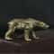 Vintage Copper Polar Bear Figurine Mini Desk Decor Collectible Animal Ornament 1