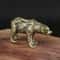 Vintage Copper Polar Bear Figurine Mini Desk Decor Collectible Animal Ornament 2