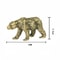 Vintage Copper Polar Bear Figurine Mini Desk Decor Collectible Animal Ornament 5