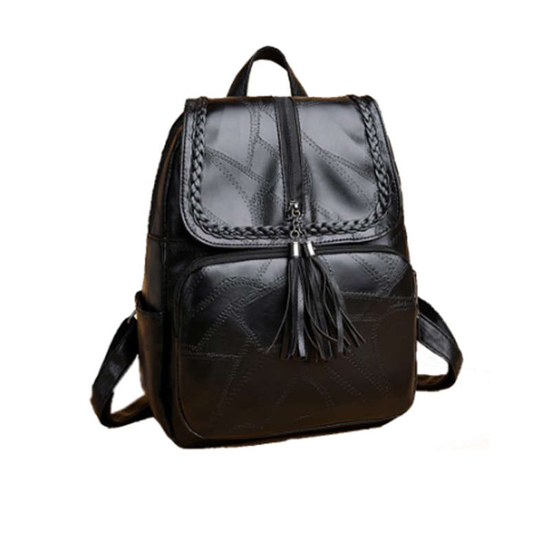 UrbanEase Women Travel Backpack Lightweight Nylon Casual Canvas School Bag 2