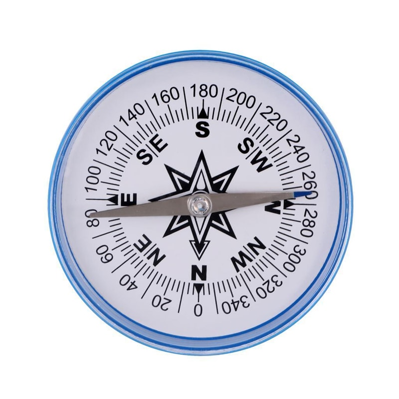 Large Outdoor Compass for Hiking & Camping Teaching Navigation Tool