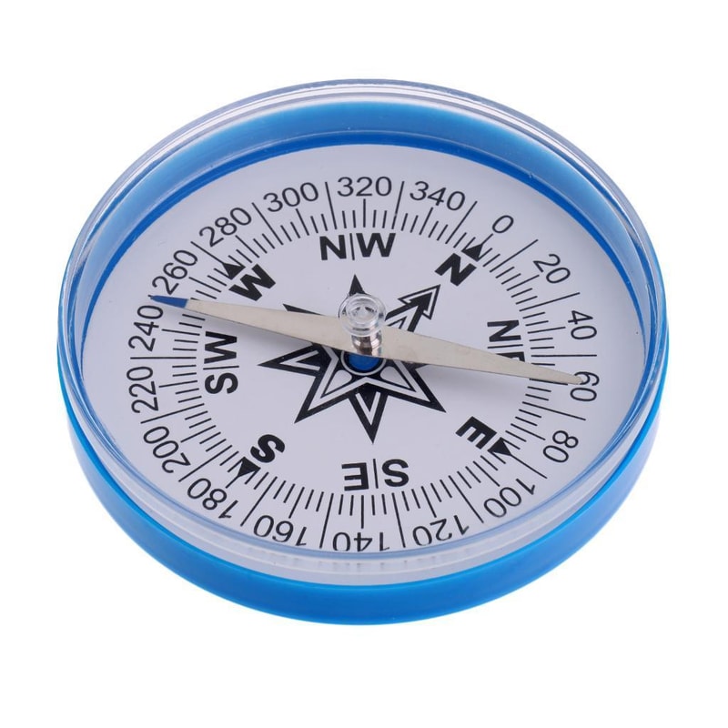 Large Outdoor Compass for Hiking & Camping Teaching Navigation Tool