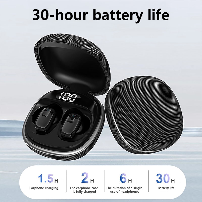 Smart TWS Wireless Earbuds with Microphone for iPhone Android Bluetooth Earphones