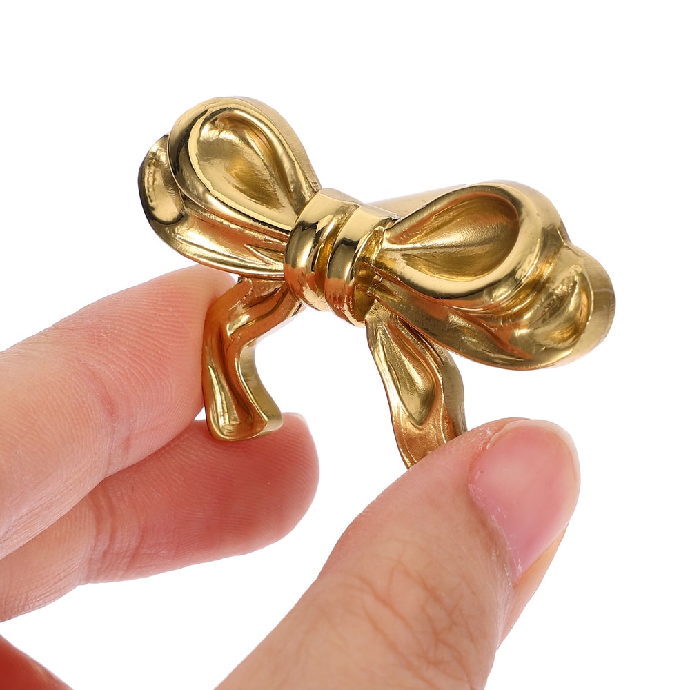 Elegant Brass Butterfly Cabinet Knobs Decorative Drawer Pulls For Dresser Wardrobe Cupboards 3