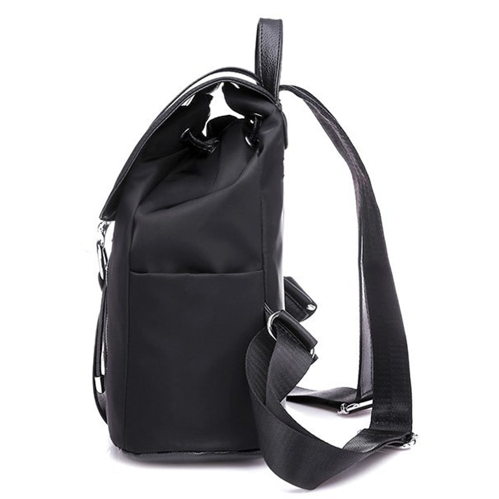 High Capacity Nylon Women Backpack Stylish Travel School Bag