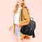 High Capacity Nylon Women Backpack Stylish Travel School Bag
